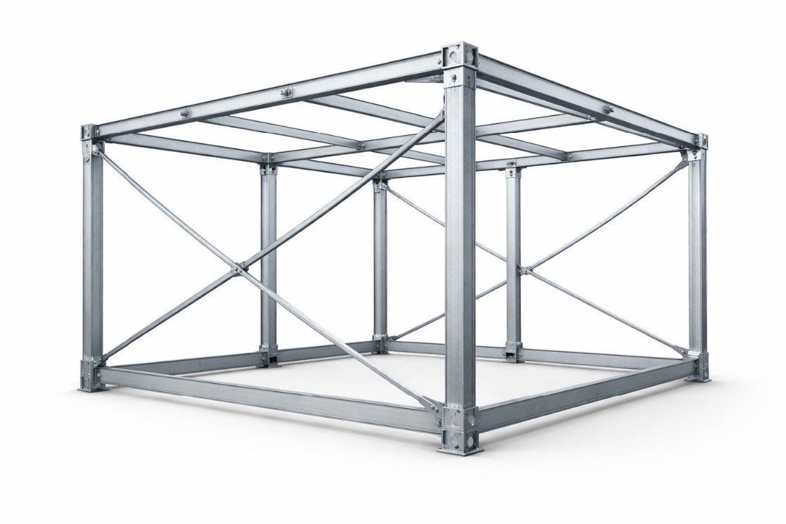 Модульный дом на металлическом каркасе, производство Казахстан